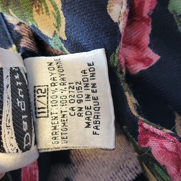 Daiquiri dress floral vintage 70's Cottage Core maxi - Picture 12 of 16